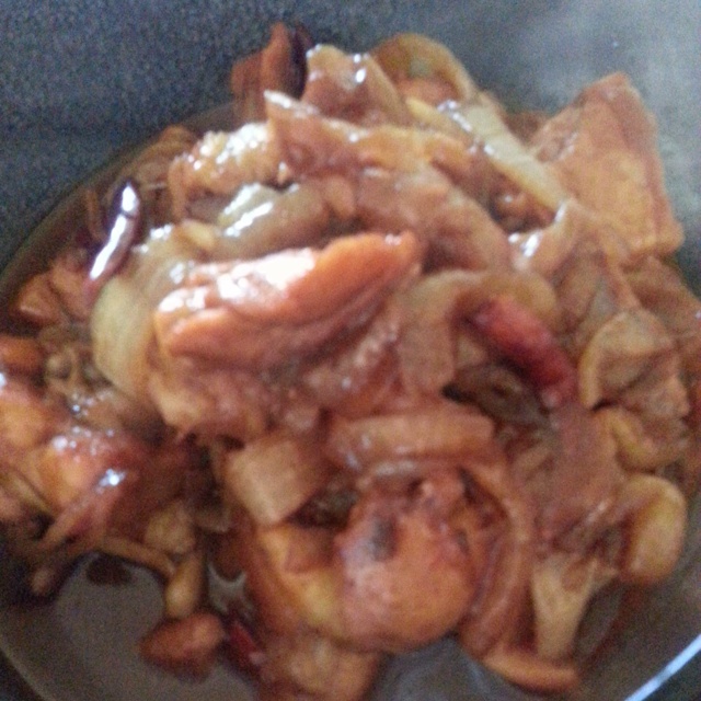 洋葱鸡腿