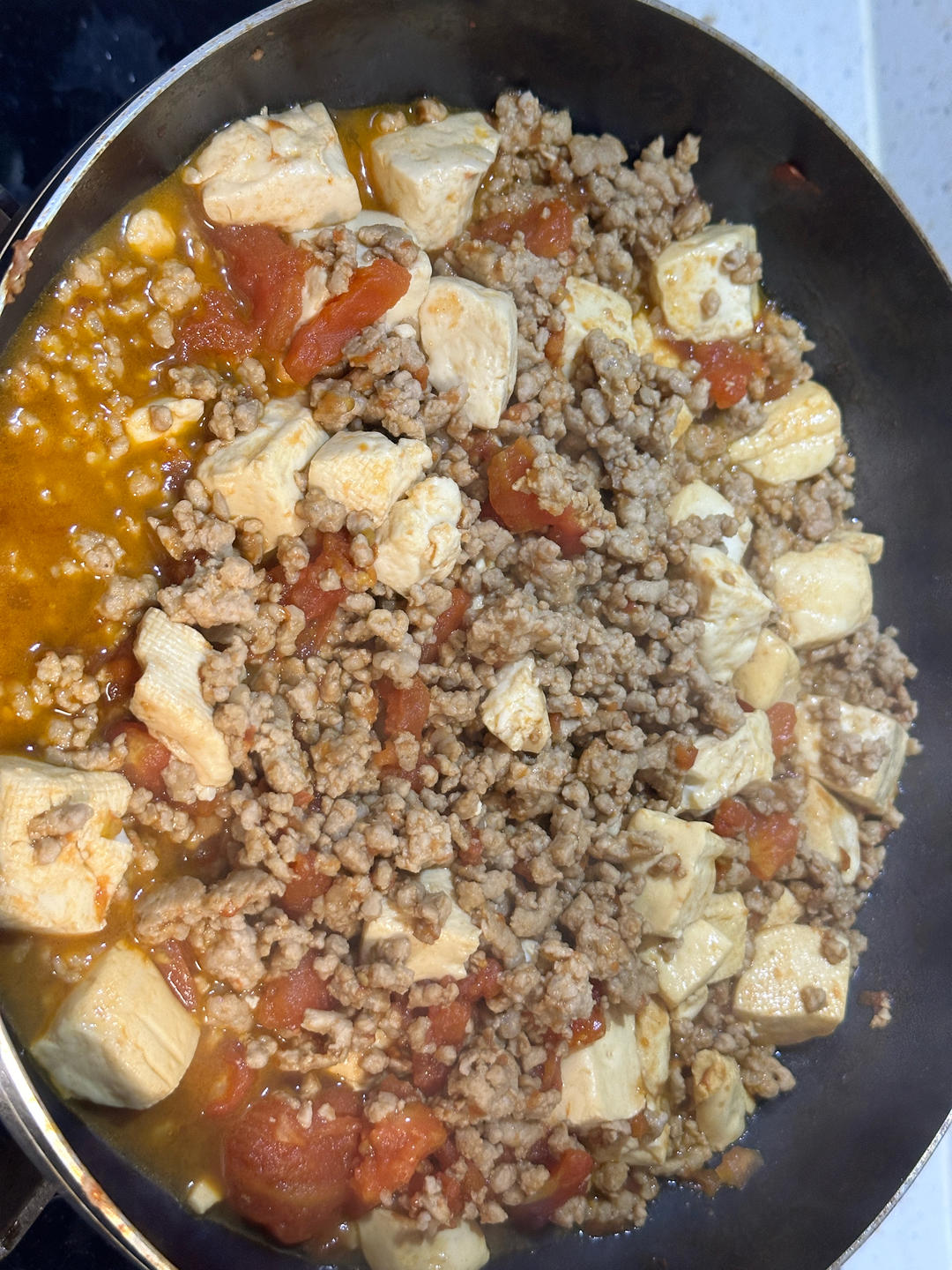 番茄肉沫豆腐（超下饭）