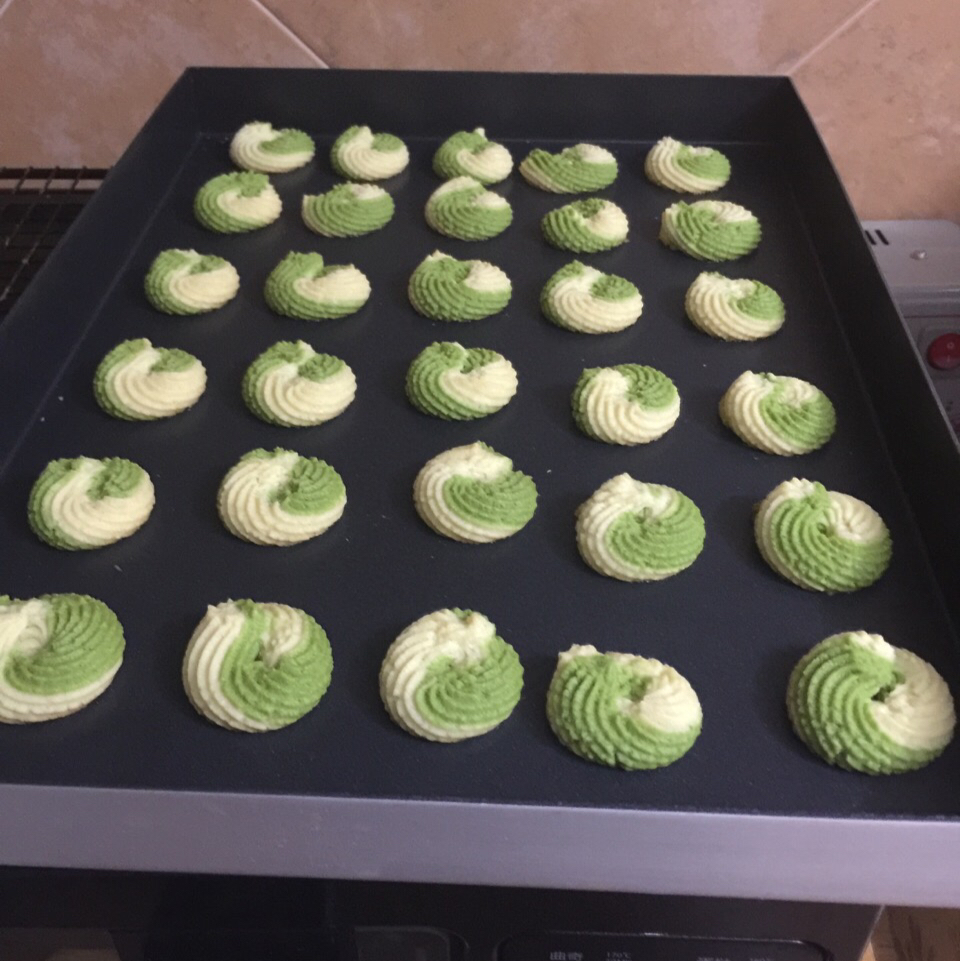 颜值超高的双色曲奇