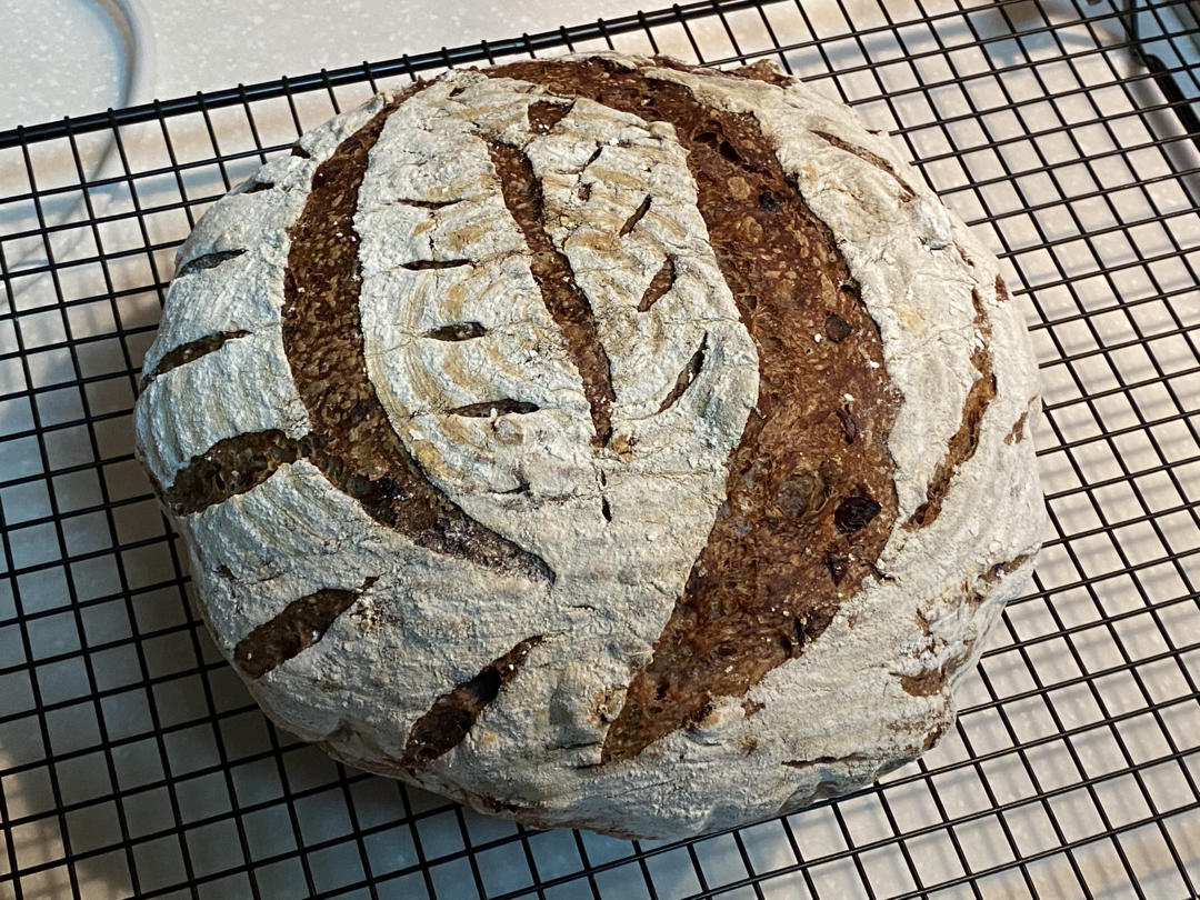 天然酵种乡村欧包/鲁邦种