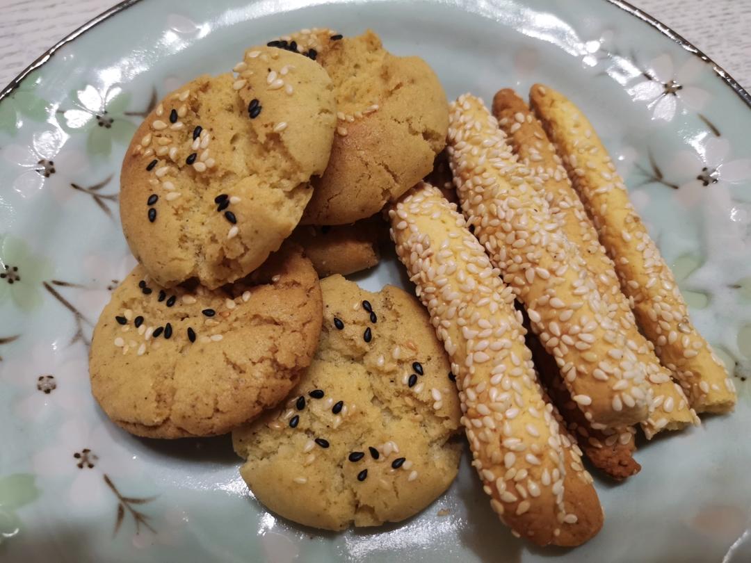 不用油炸   香酥芝麻条   这么做太香了  小点心  追剧小零食