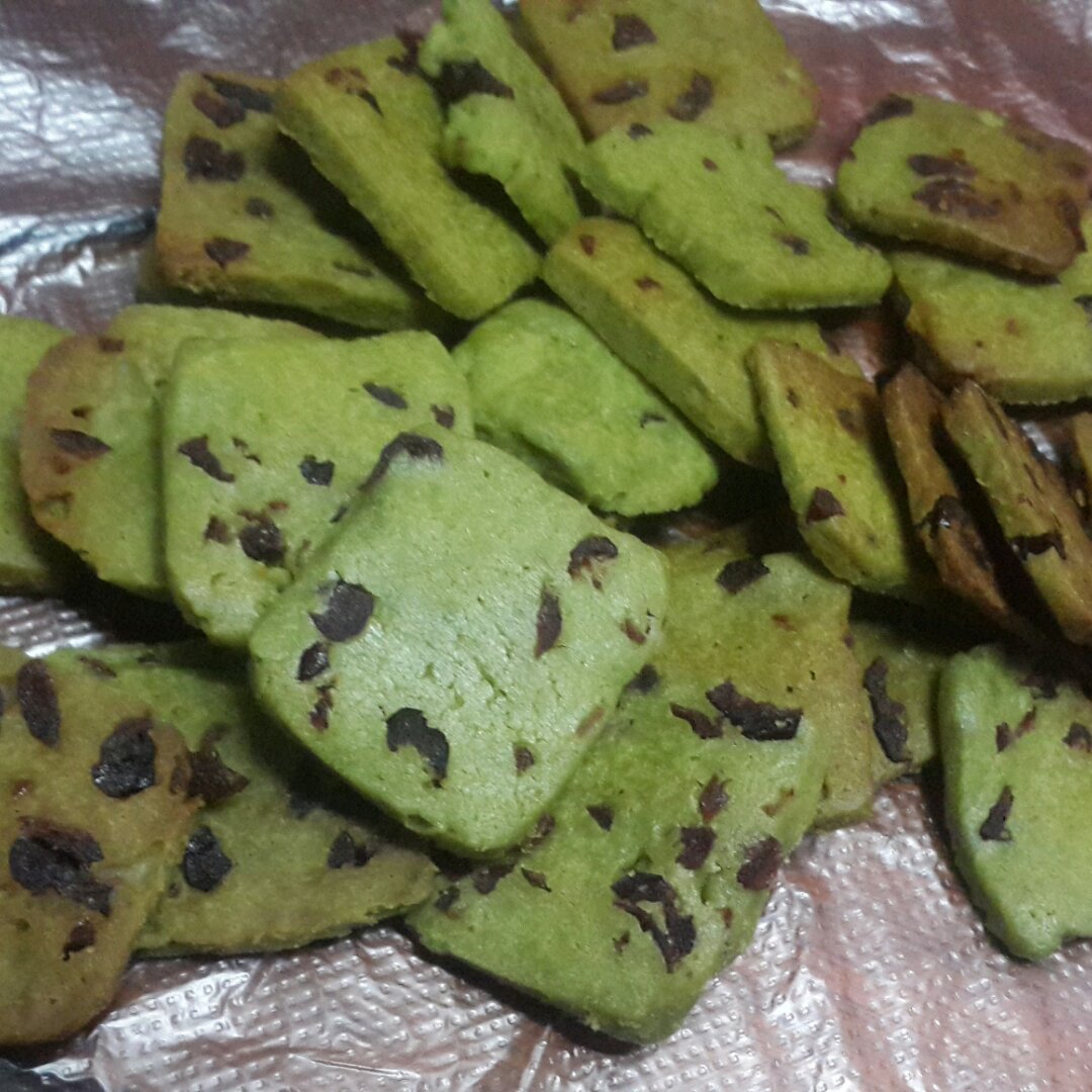 抹茶蔓越莓饼干