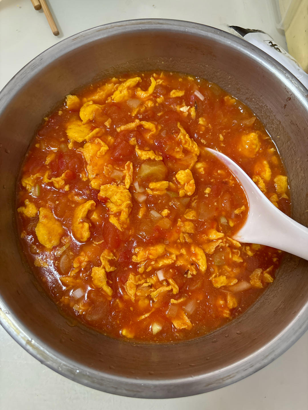 西红柿鸡蛋卤子（打卤面）
