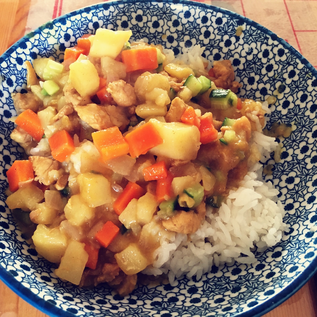 基础版土豆咖喱饭