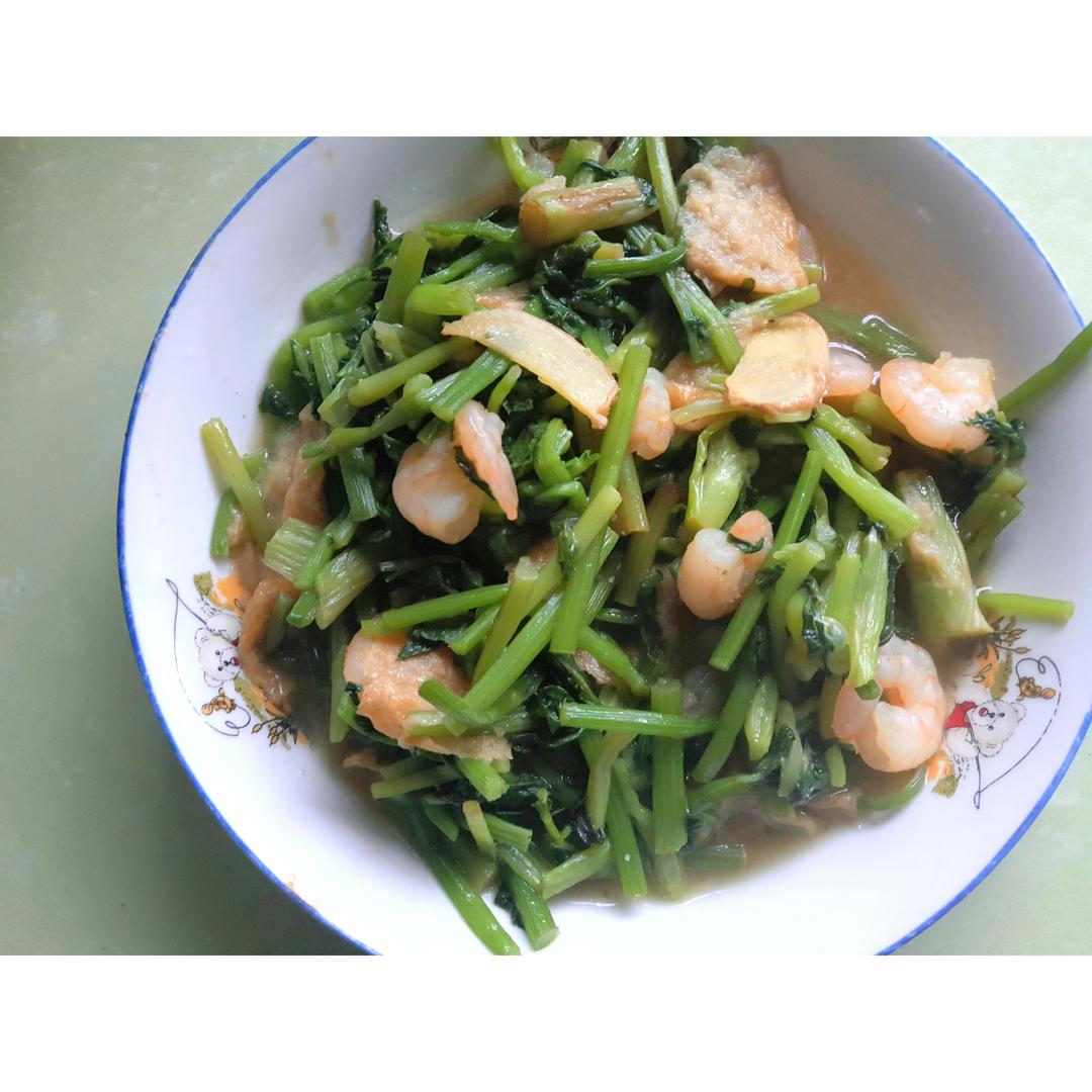 西芹炒虾仁
