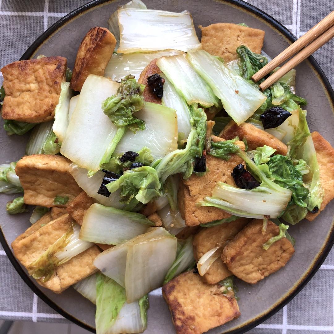 辣炒白菜豆腐