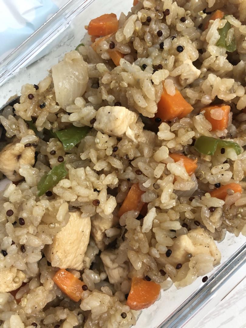 【健康三餐】香喷喷孜然鸡肉闷饭