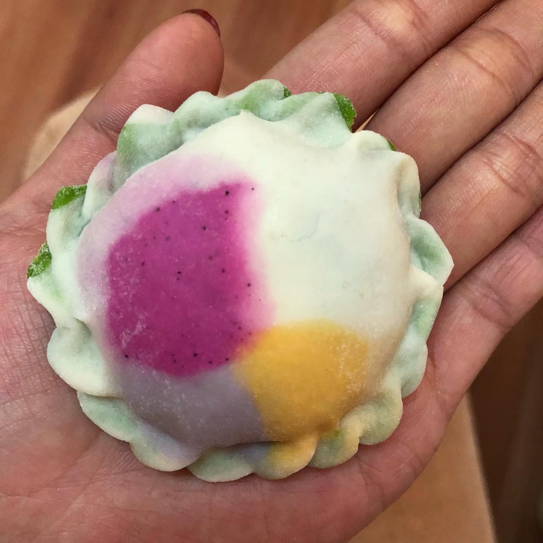 彩色饺子皮