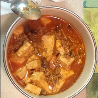 韩式肉末豆腐
