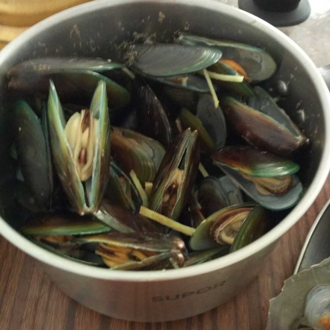 酒蒸海虹----附美味蘸料做法