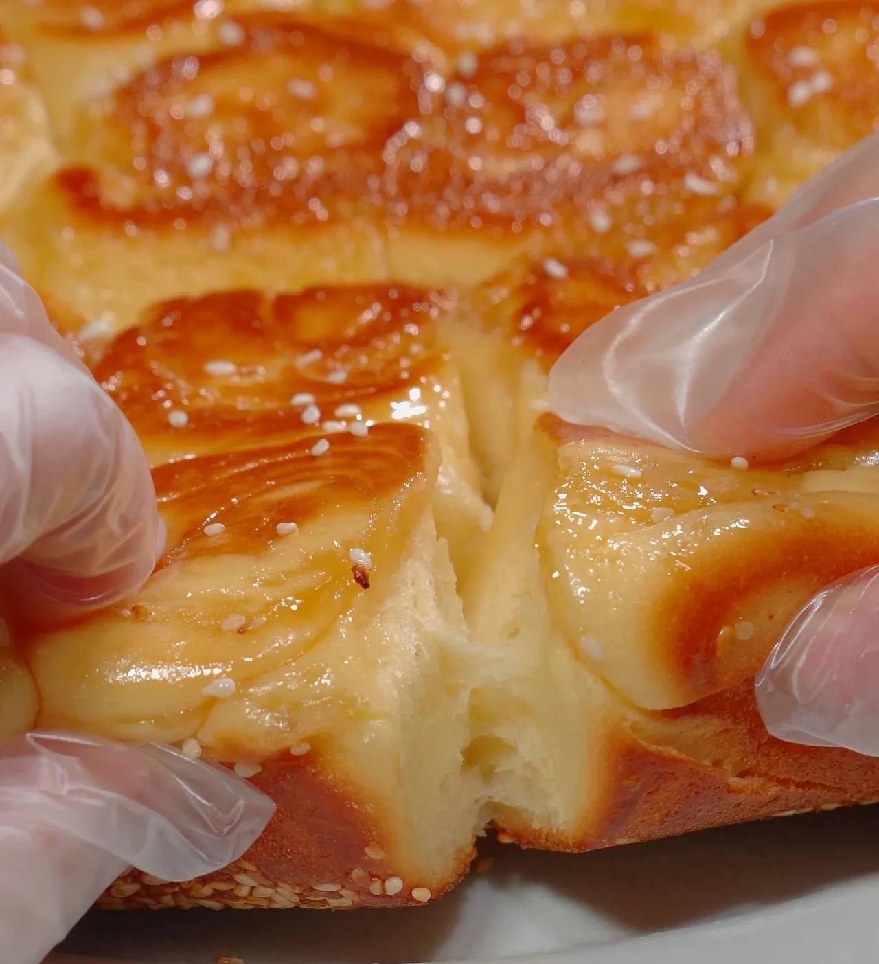 蜂蜜小面包🍯（不用烤箱）的做法