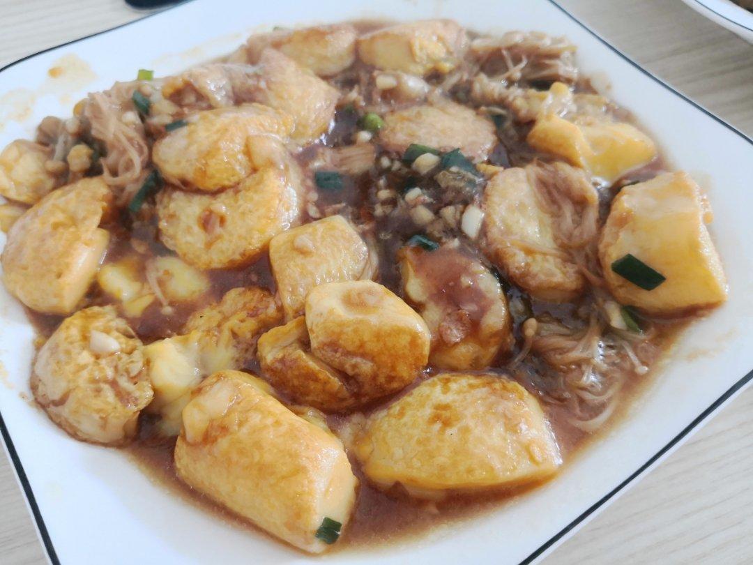 超级下饭菜--金针菇日本豆腐