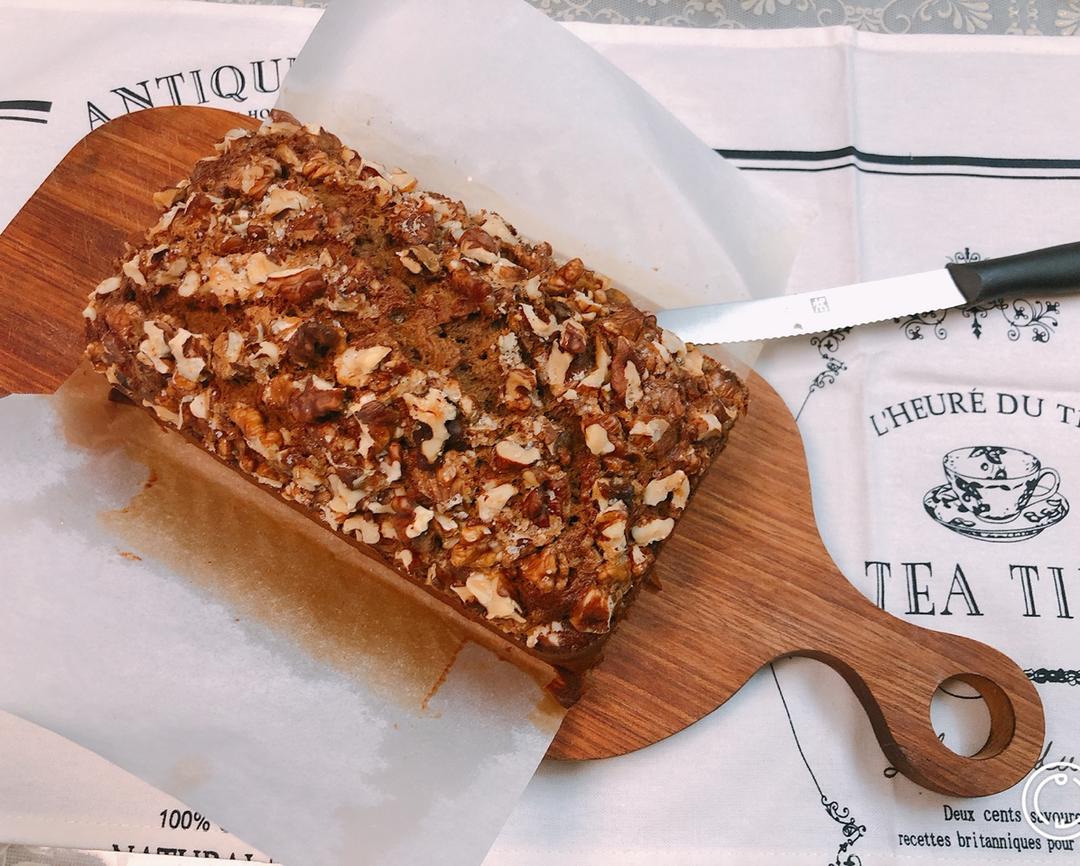 香蕉核桃磅蛋糕 Banana & Walnut Pound Cake
