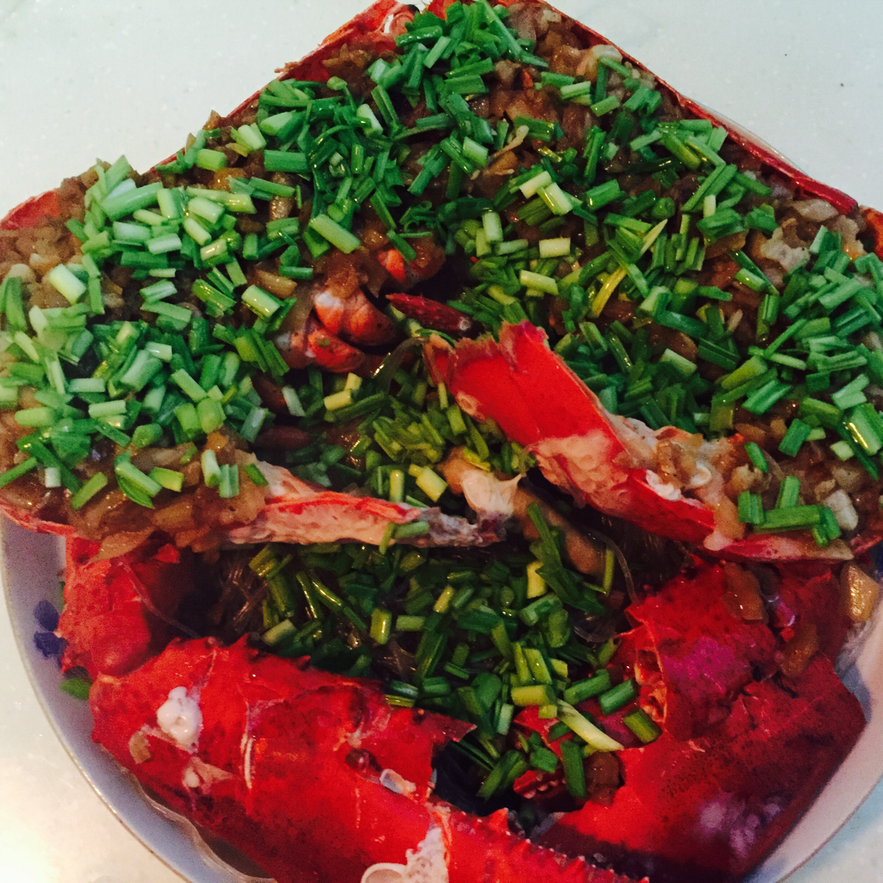 蒜蓉龙虾蒸粉丝