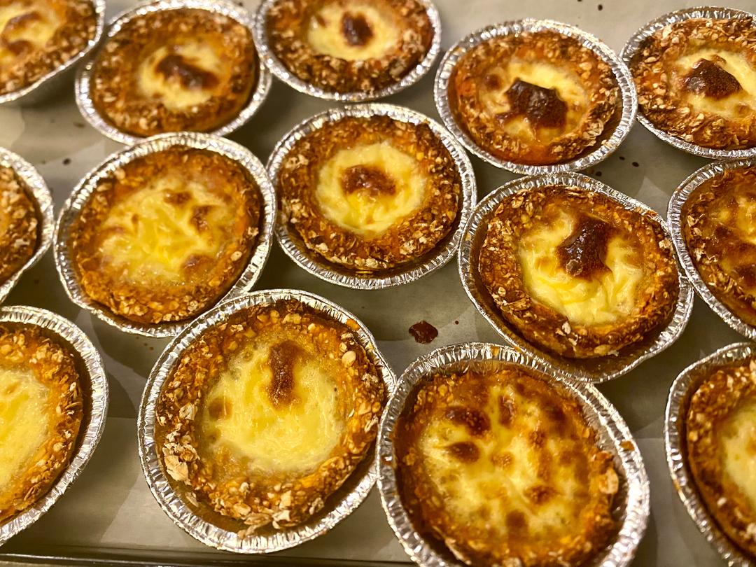 无糖低卡红薯燕麦蛋挞的做法