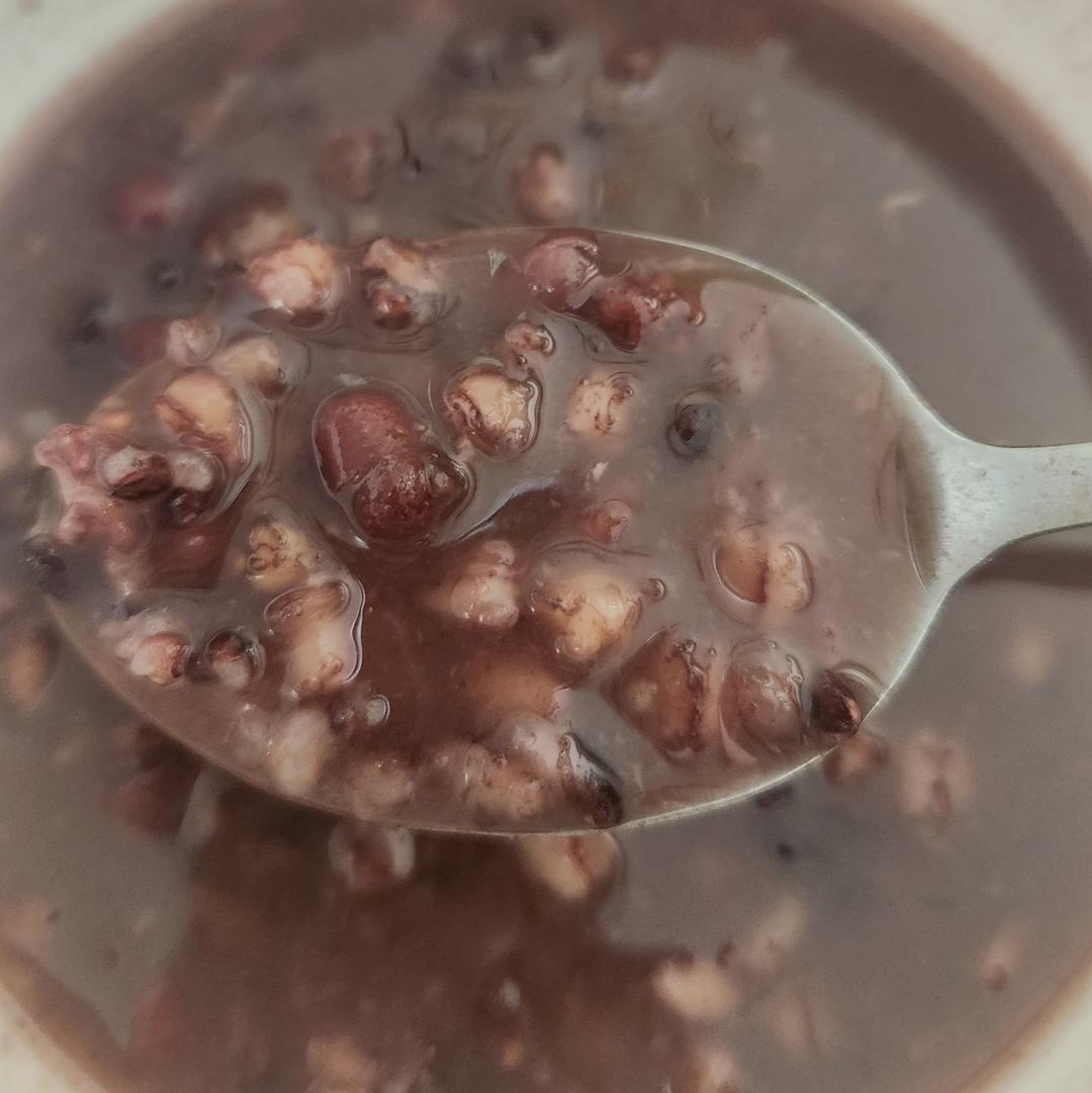黑米麦仁红豆粥（电压力锅版）