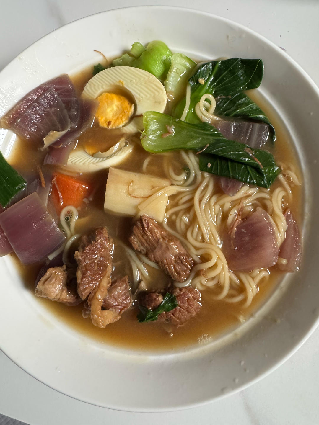 牛腩面— 一个人的午餐