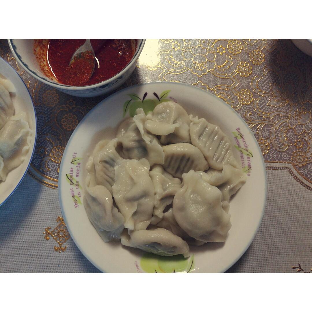 冬至韭菜猪肉饺子