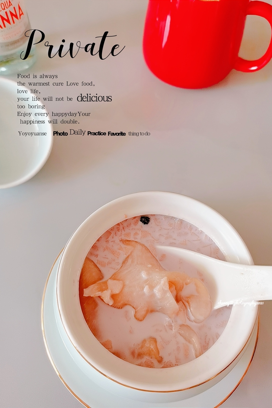 花胶甜品吃法之七：紫薯燕麦牛奶炖花胶（懒人版）的做法