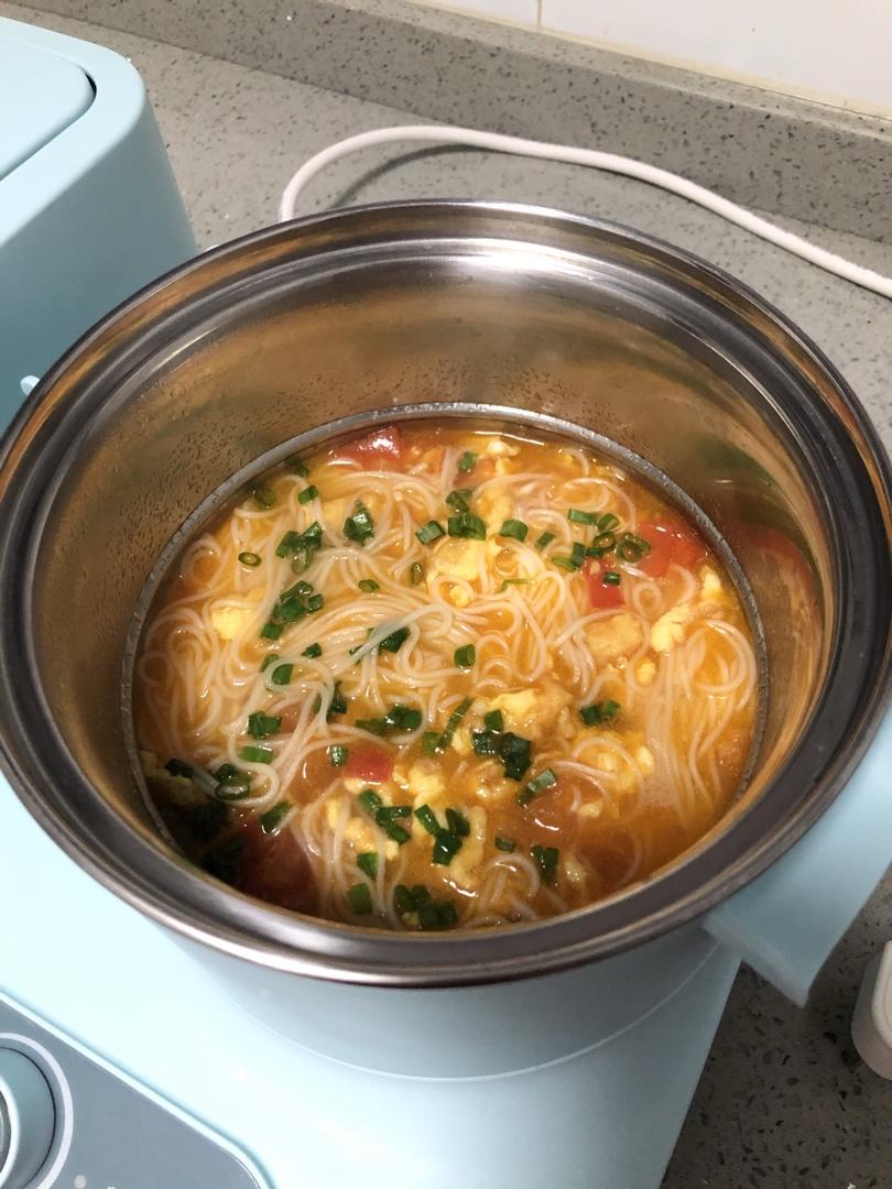 恨不得抱着锅舔的番茄鸡蛋面