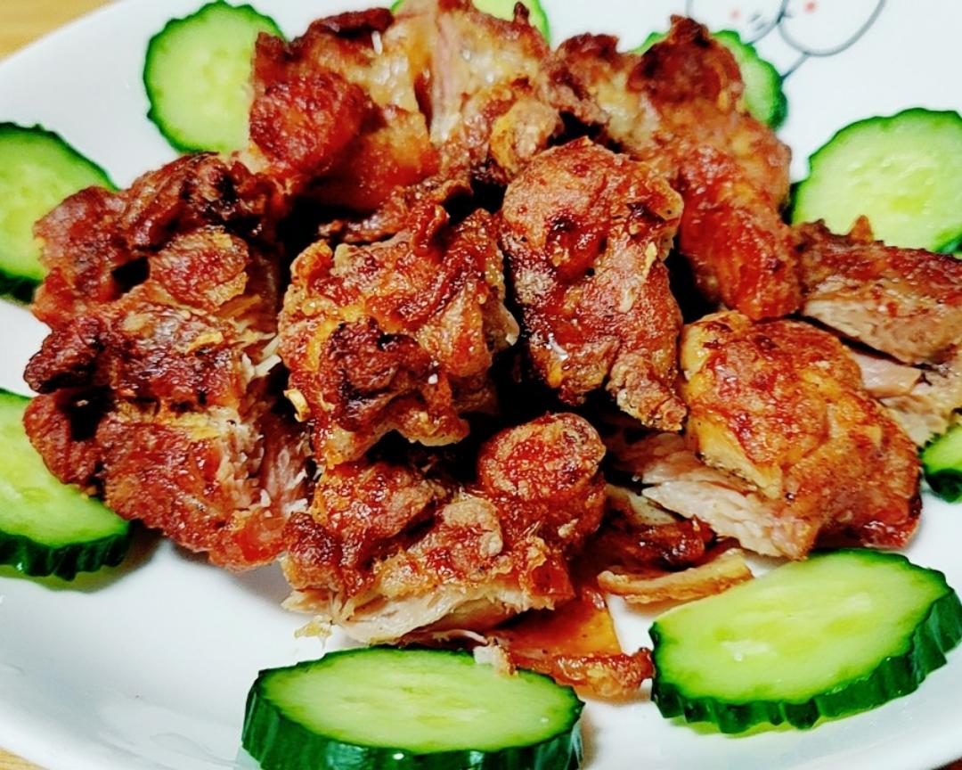 【非油炸】孜然脆皮鸡腿(空气炸锅版)的做法