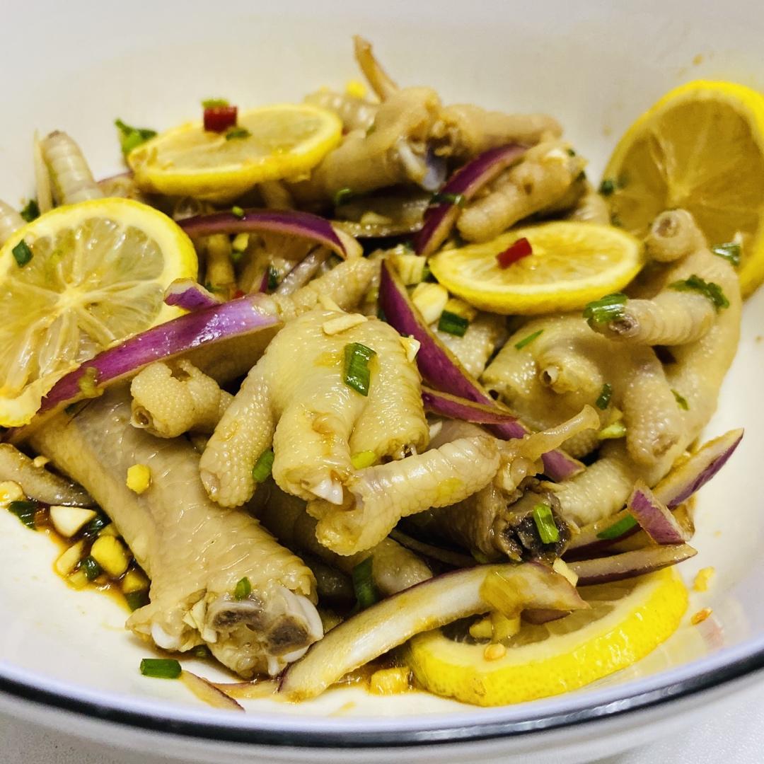 【柠檬酸辣鸡爪】自制超级无敌美味的网红鸡爪