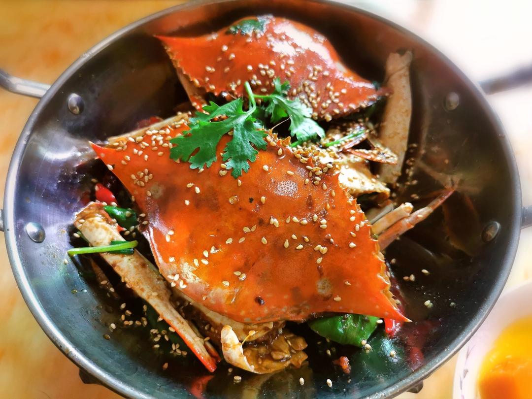 香爆梭子蟹