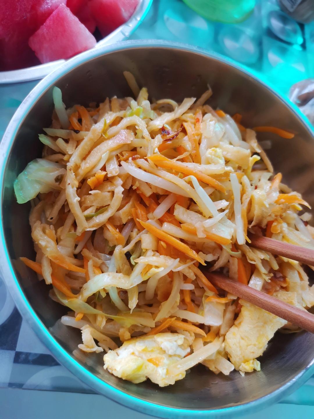 直击灵魂的炒饼丝~