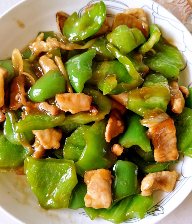 【青椒炒肉图片】没有备注的微博在这里_下厨房