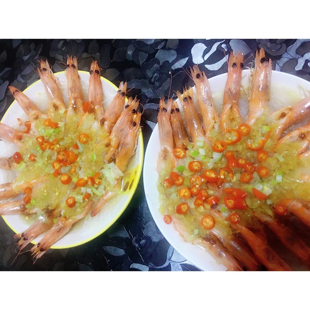 蒜蓉粉丝蒸虾
