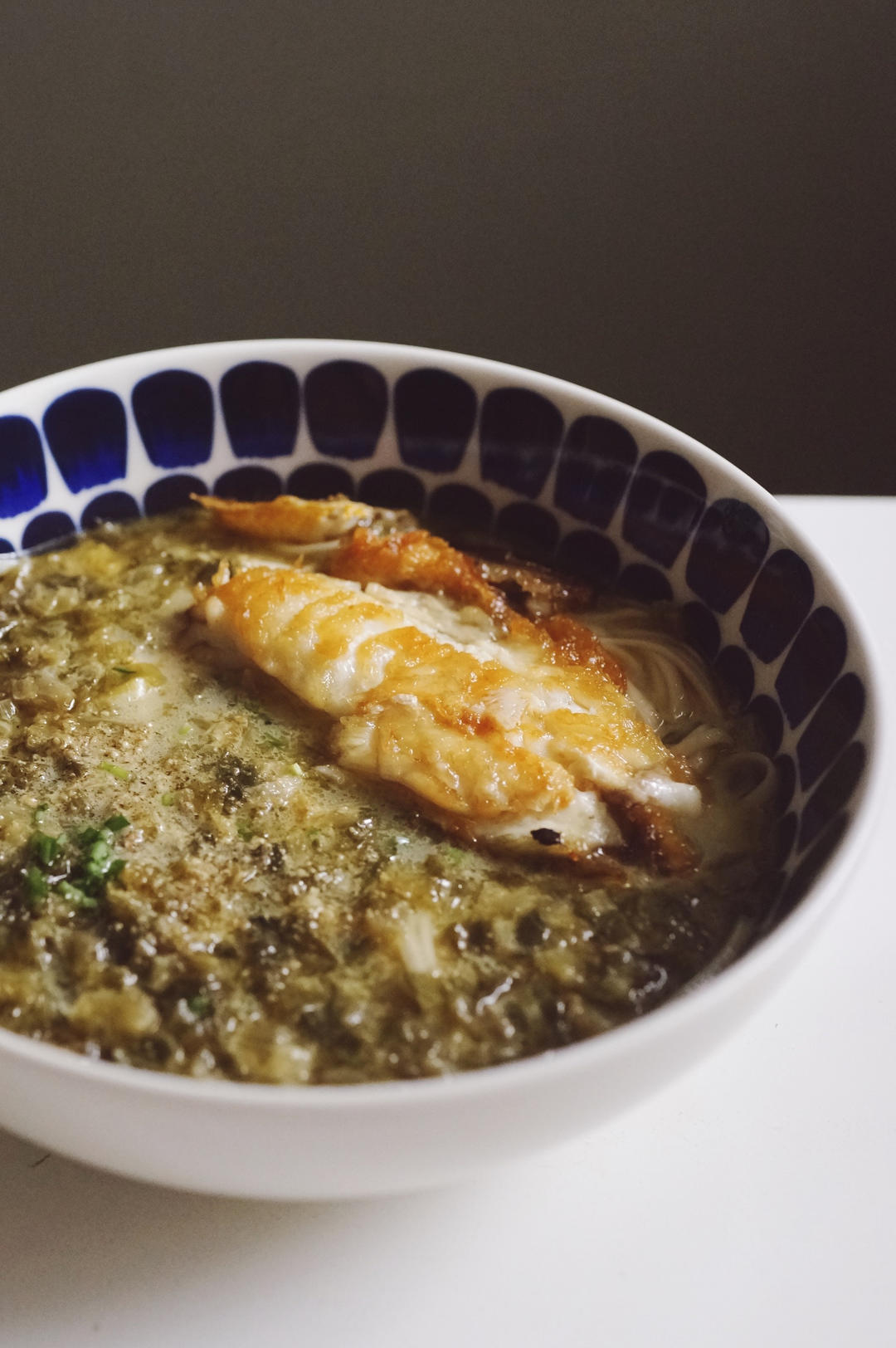 雪菜黄鱼面（减肥可吃）