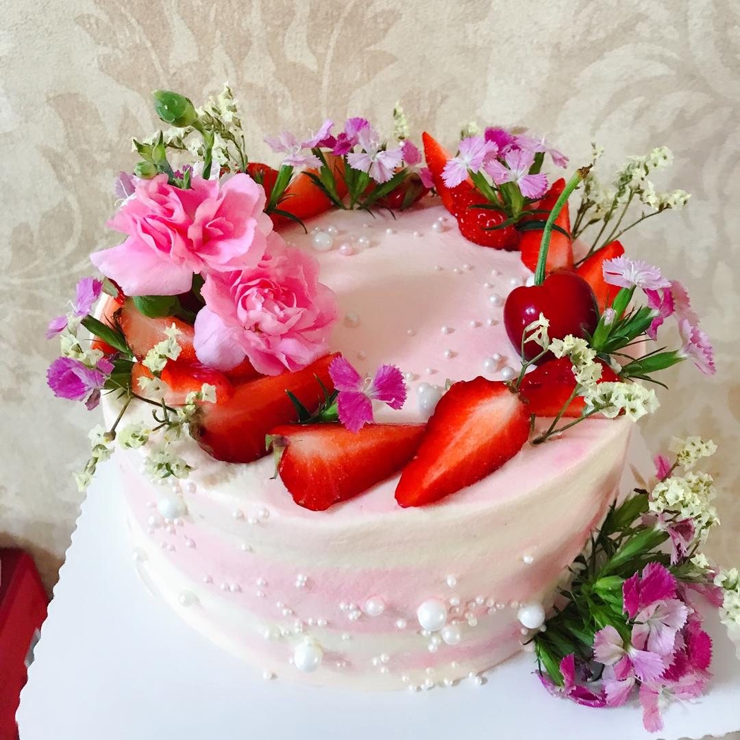 《Tinrry+》草莓奶油蛋糕（8寸配方）