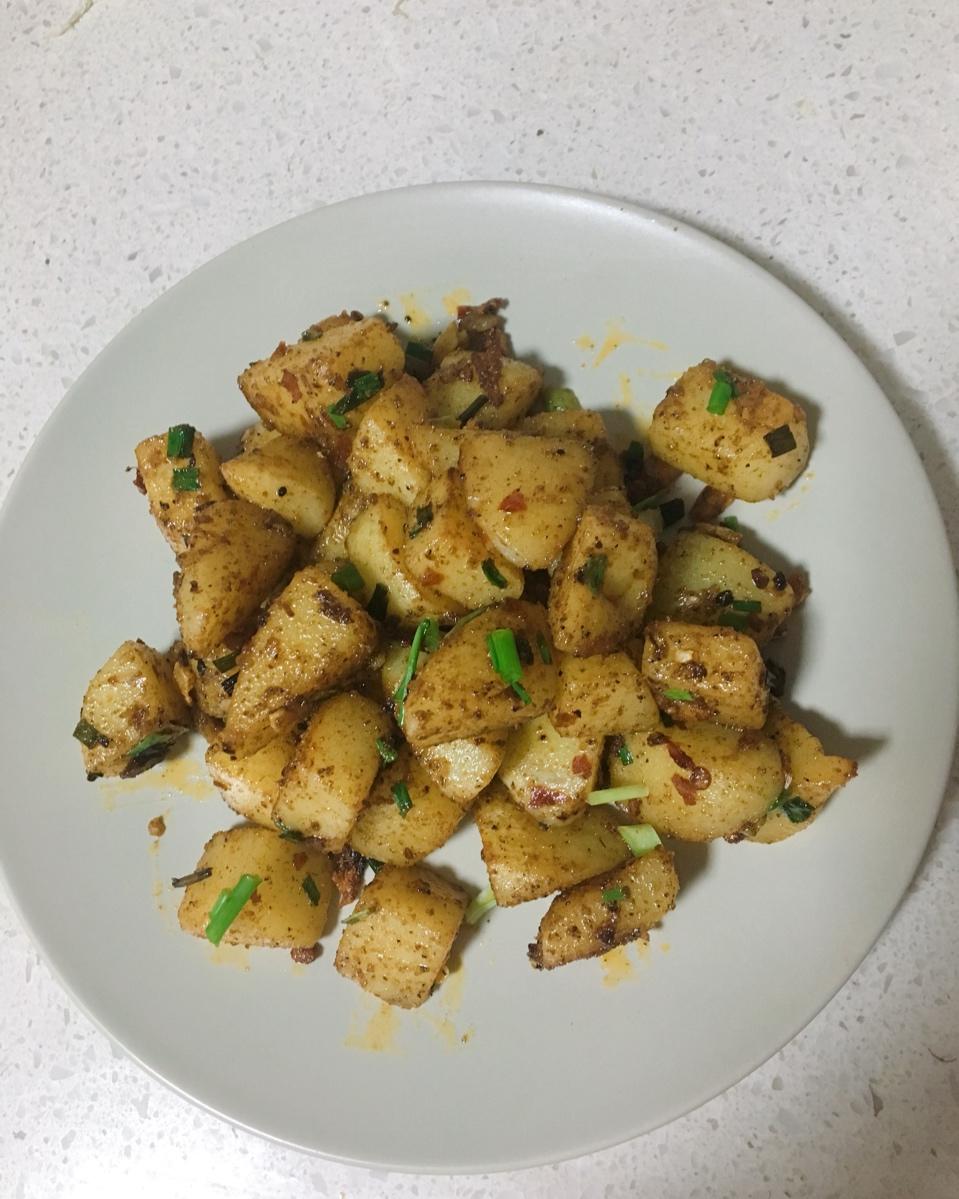 香辣孜然土豆丁