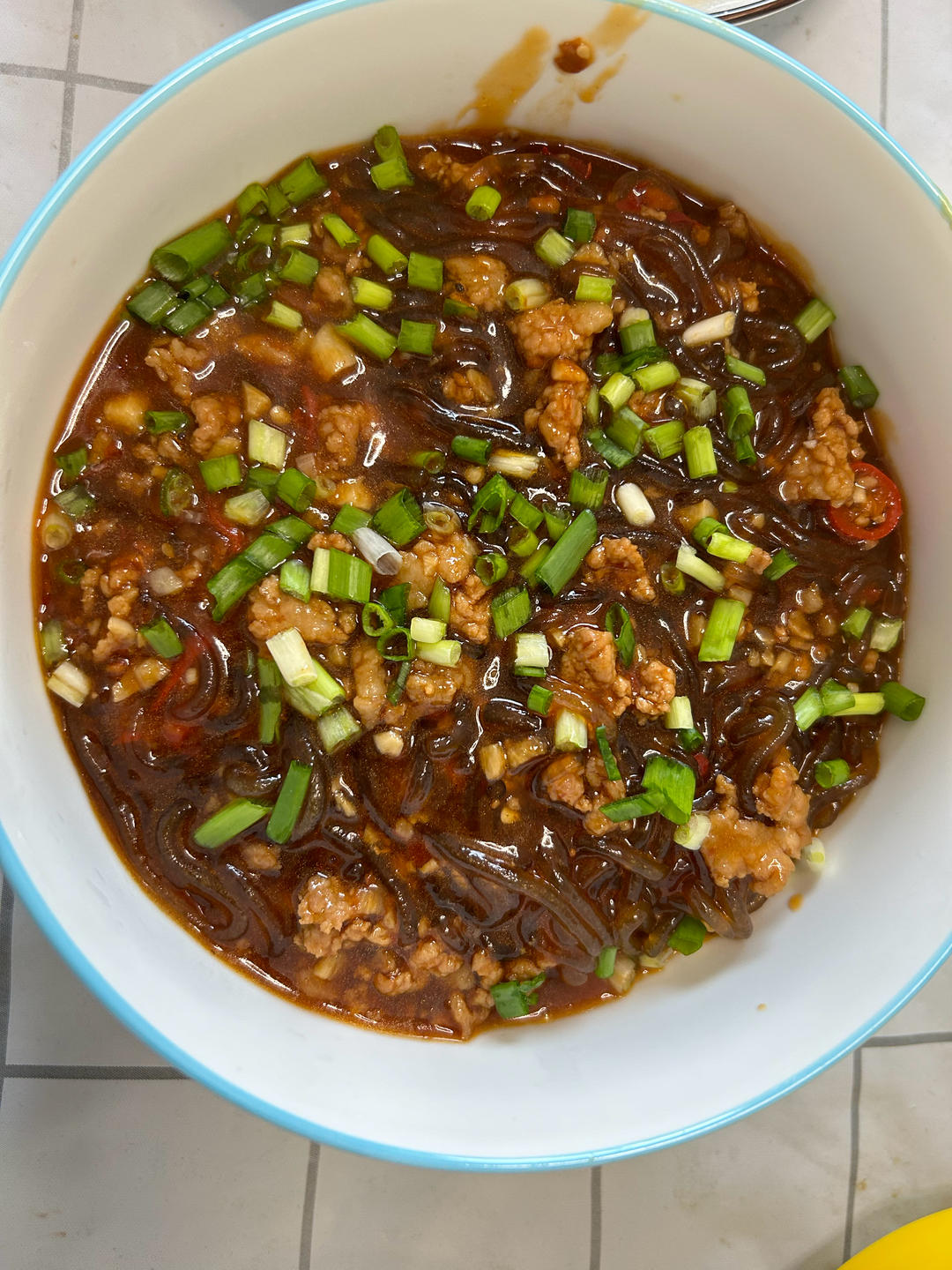 蚂蚁上树——肉沫粉条