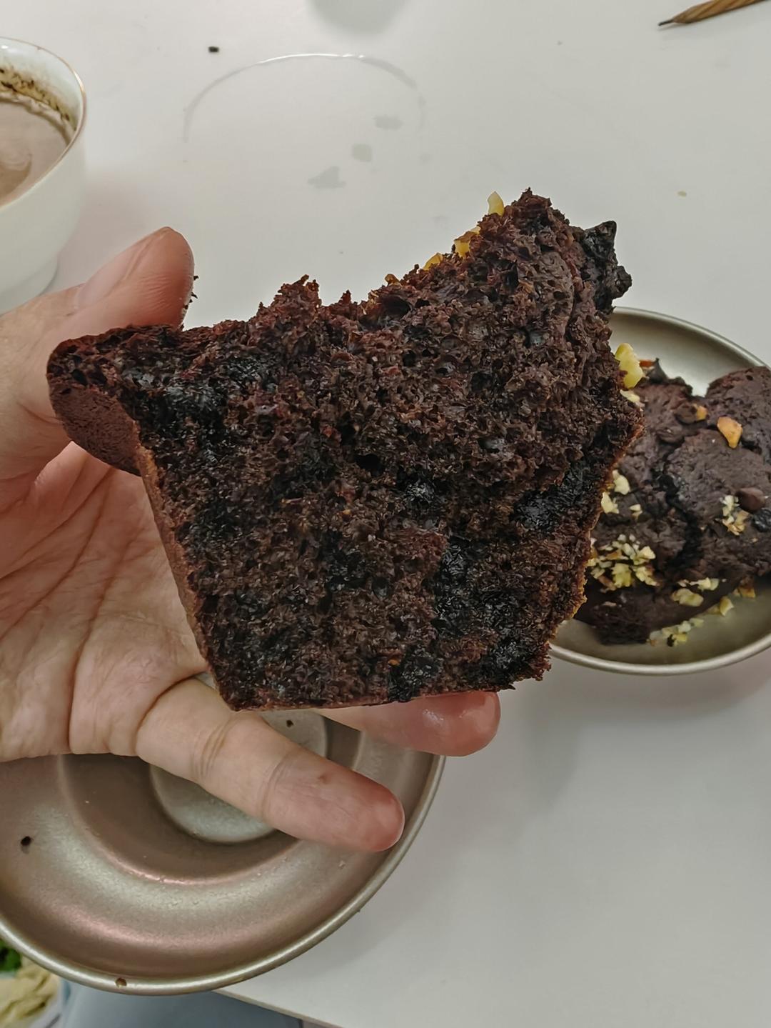 在家做巧克力蘑菇头麦芬蛋糕🍫