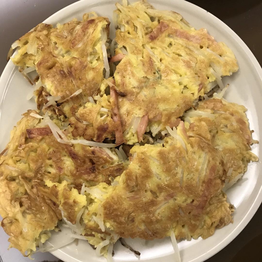 白菜鸡蛋早餐饼