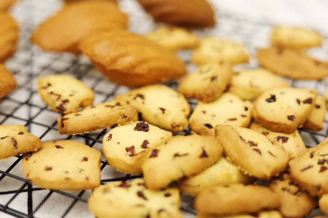 低糖少油版蔓越莓饼干