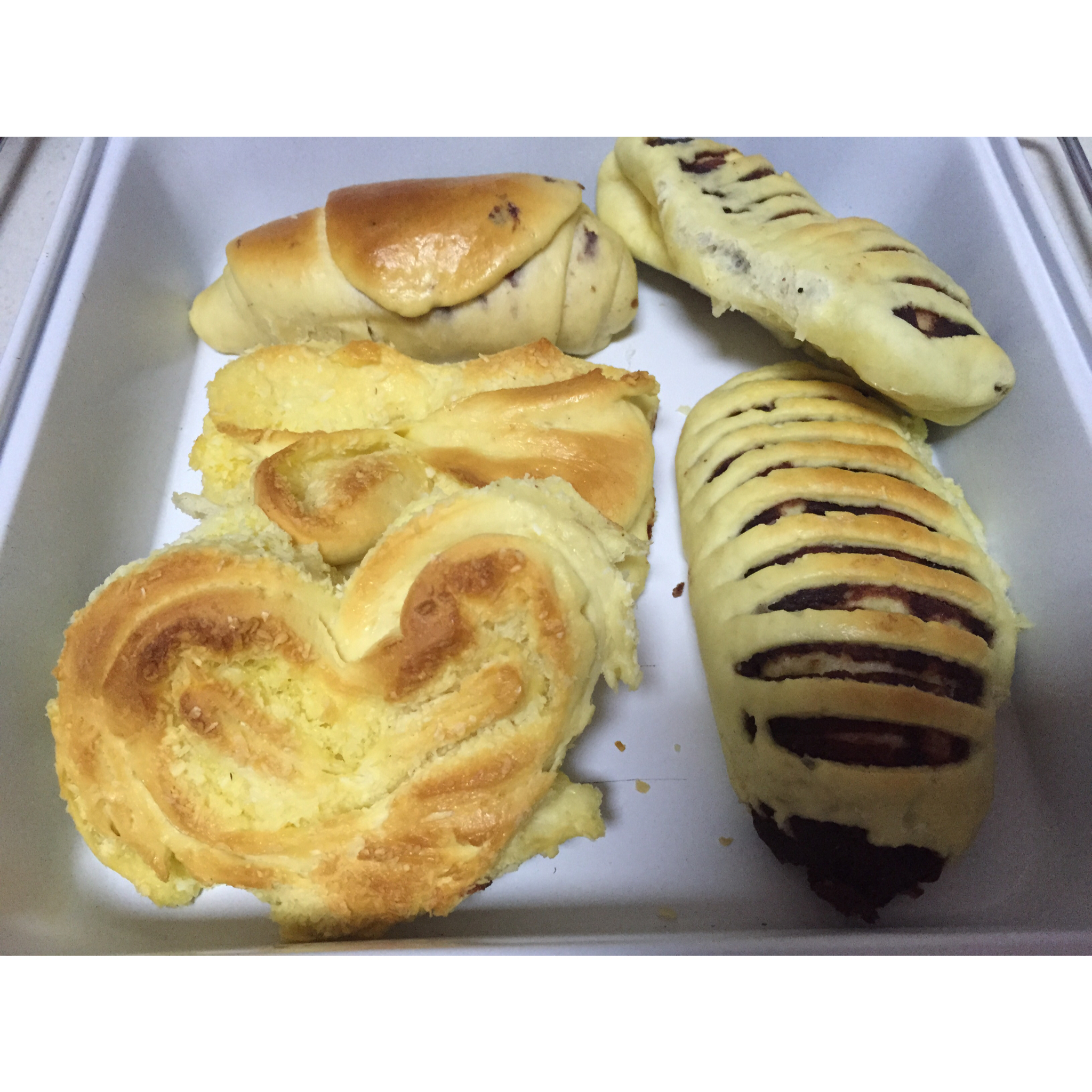 心形椰蓉面包