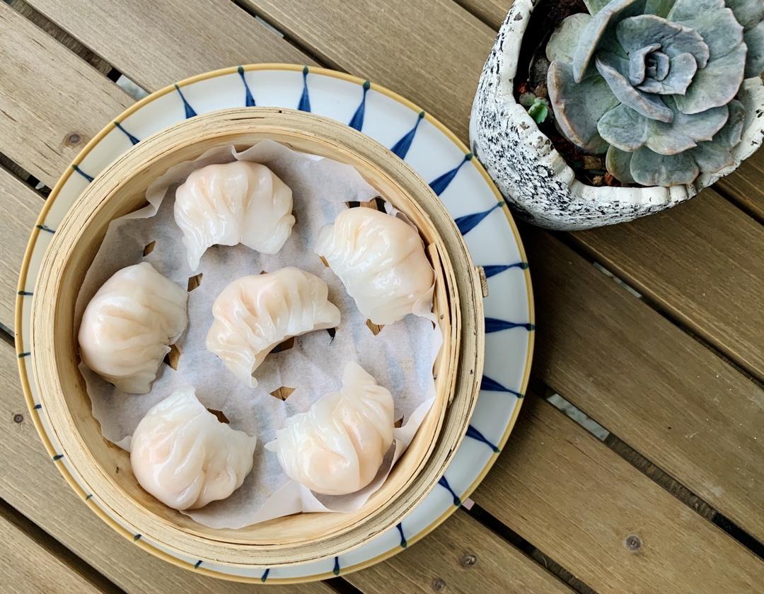 弯梳虾饺