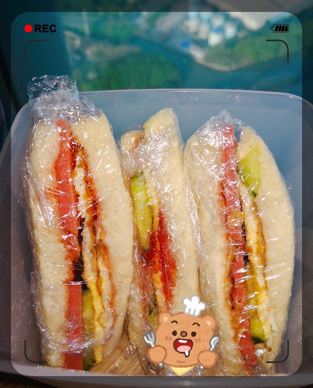 快手美味鸡蛋三明治