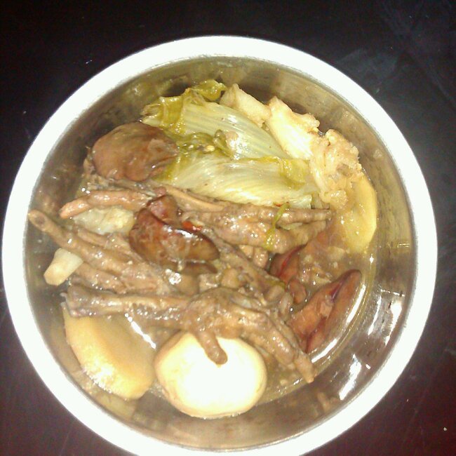 红烧鸡爪