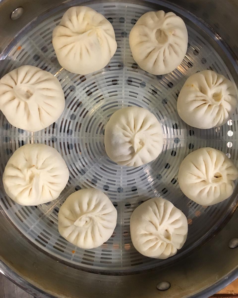 胡萝卜木耳鸡蛋素包子