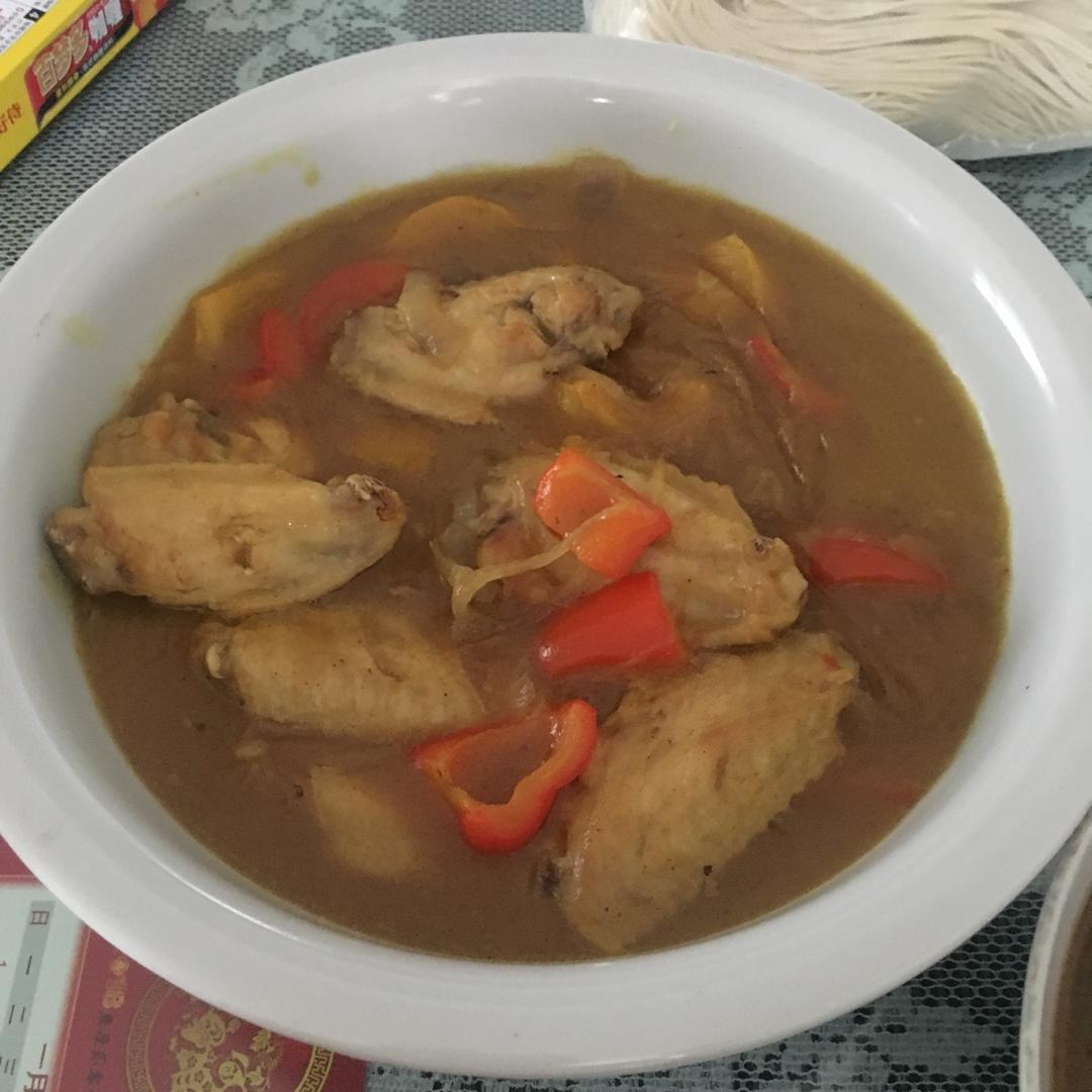 咖喱鸡翅