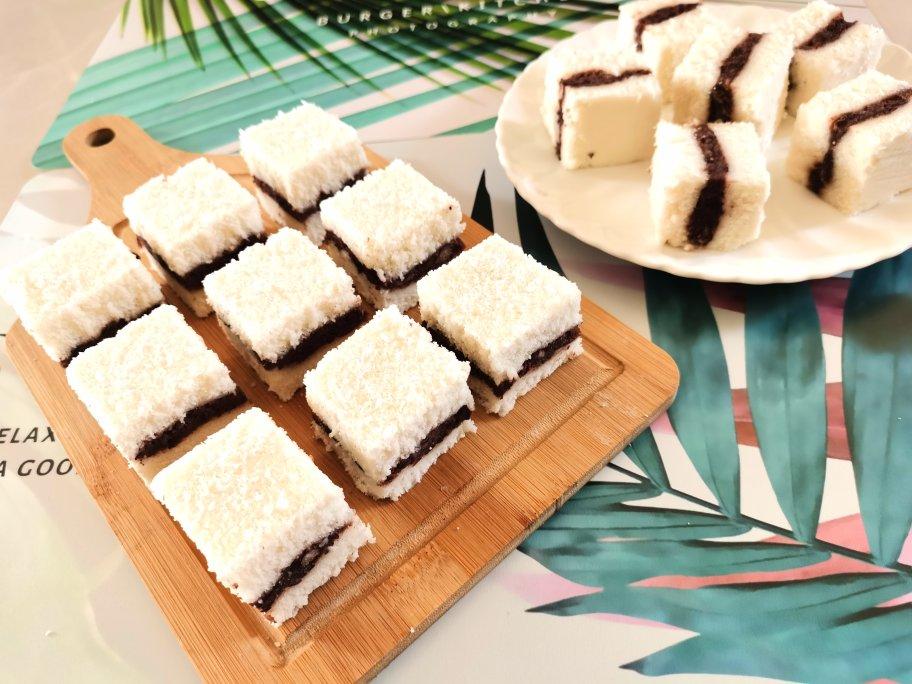 中式传统小方糕 松糕 米糕 蒸糕