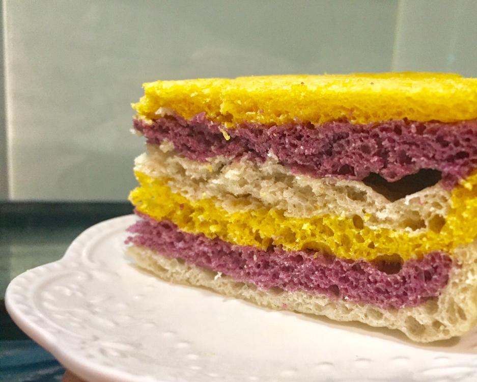 三色发糕的做法