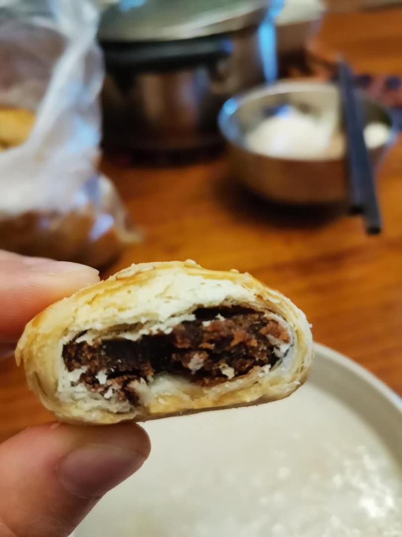 酥到掉渣的绿豆酥饼，简单易学