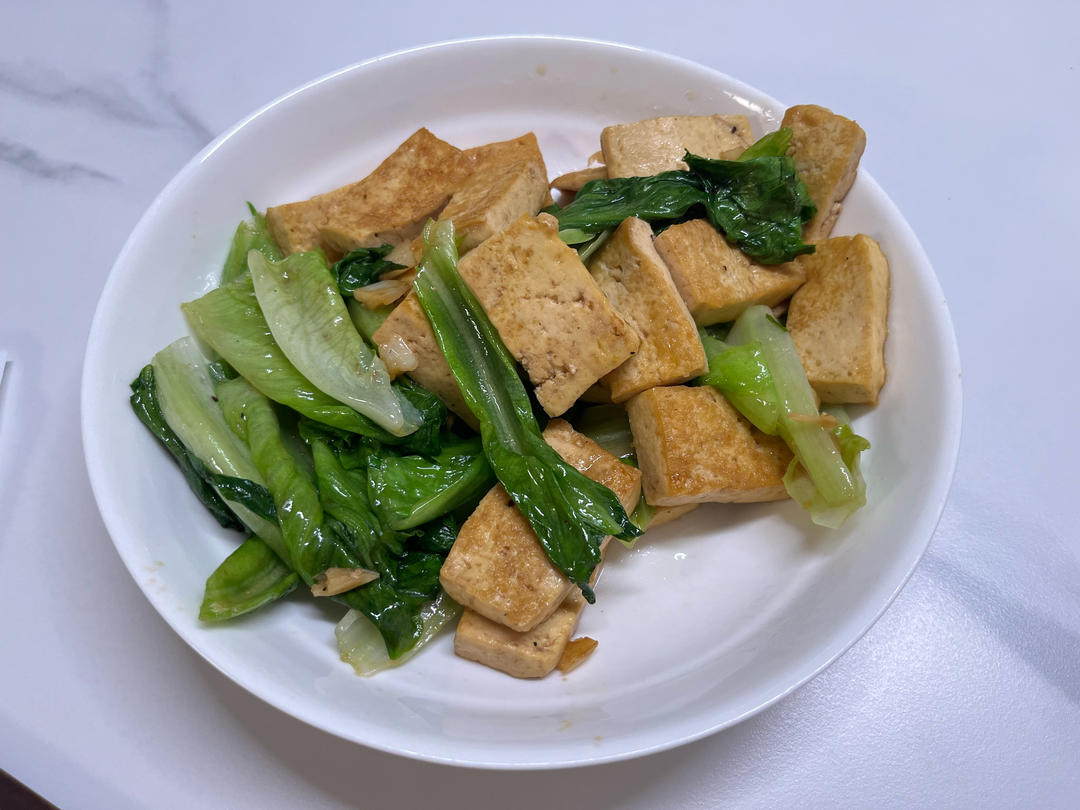 低脂生菜炒豆腐