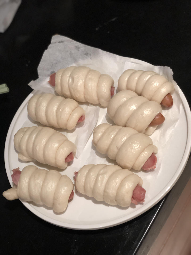 爱小米粒小米粒做的孩子爱吃的中式香肠卷