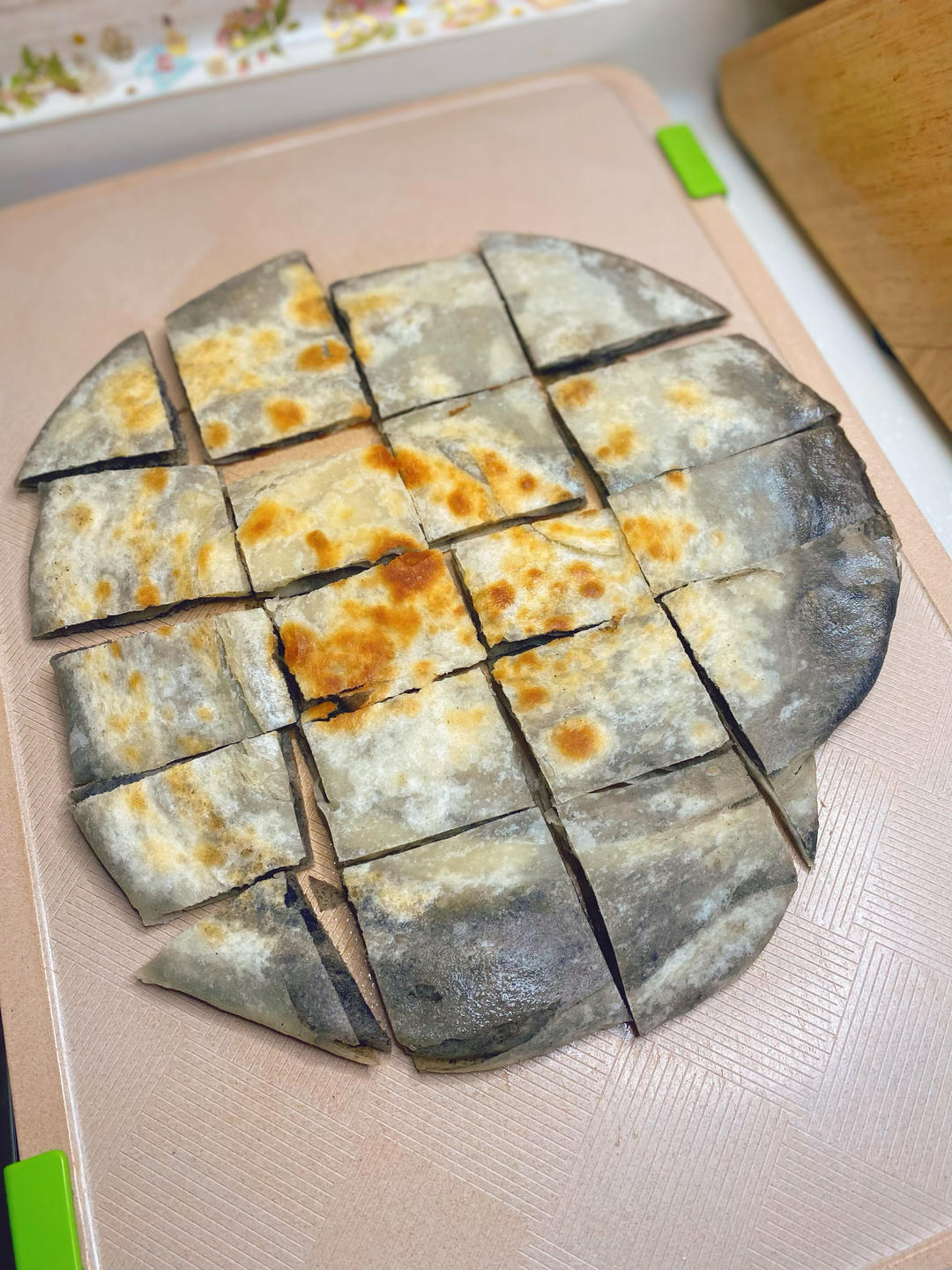 超级美味健康的黑芝麻酱饼