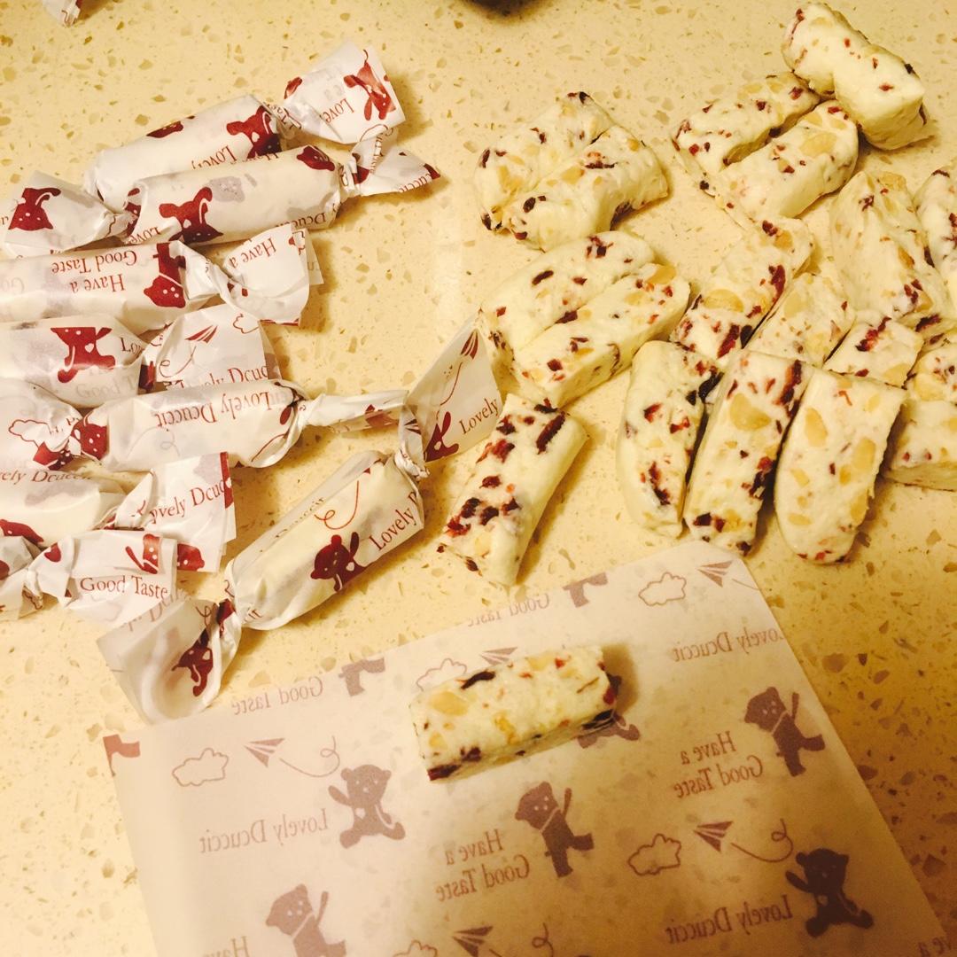 蔓越莓牛轧糖（棉花糖版）